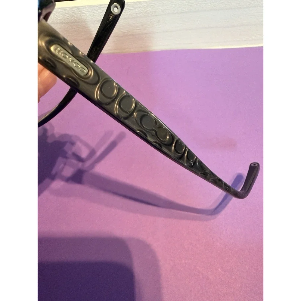 Coach EyeGlasses Kensley (839) Black w/Coach Logos Frames Only Excellent Used